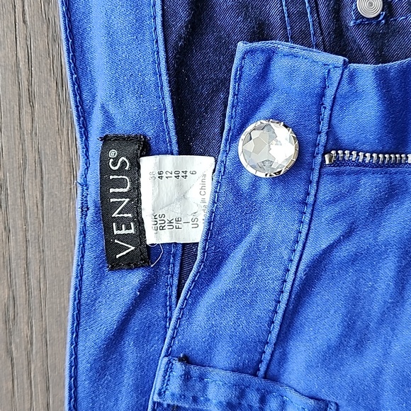 Royal Blue Stretch Venus Skinny Jeans - Picture 4 of 4